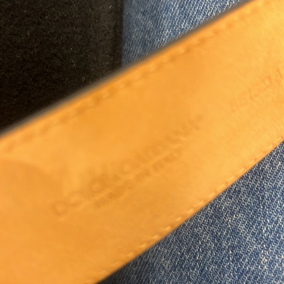 Dolce & Gabbana Black Belt with Gold Logo 38” - Picture 7 of 11